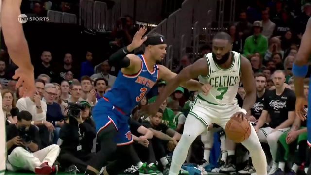 【2025年05月06日 尼克斯vs凯尔特人集锦】无差别单打！布朗虚晃布伦森+背打哈特连连命中