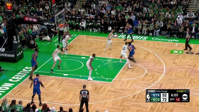 【2025年05月06日 尼克斯vs凯尔特人集锦】试图从外线发起猛攻 哈特携手OG三记三分对飚怀特