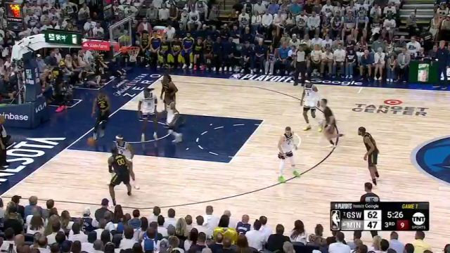 【2025年05月07日】NBA西部半决赛G1：勇士vs森林狼西部半决赛G1第3节中文解说录像回放