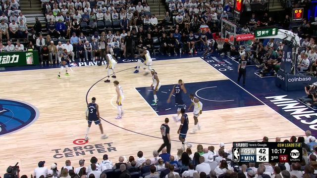 【2025年05月09日 勇士vs森林狼集锦】家有一老！康利外线宝刀不老 弧顶三分机会一击即中