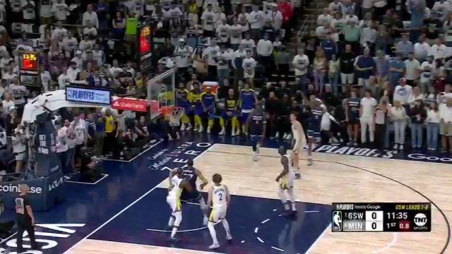 【2025年05月09日 勇士vs森林狼集锦】开场三连击！森林狼G2面貌焕然一新 内外开花轰出8-0开局