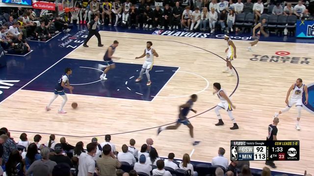 【2025年05月09日 勇士vs森林狼集锦】小将也有能量！米诺特反击毫不怯场 空中漫步回环展现天赋