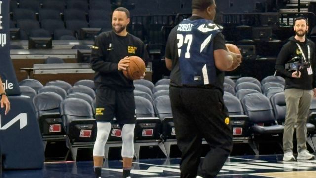 【2025年05月09日 勇士vs森林狼集锦】库里现身训练馆为希尔德喂球！公开回应伤情直言情绪崩溃，不会仓促复出