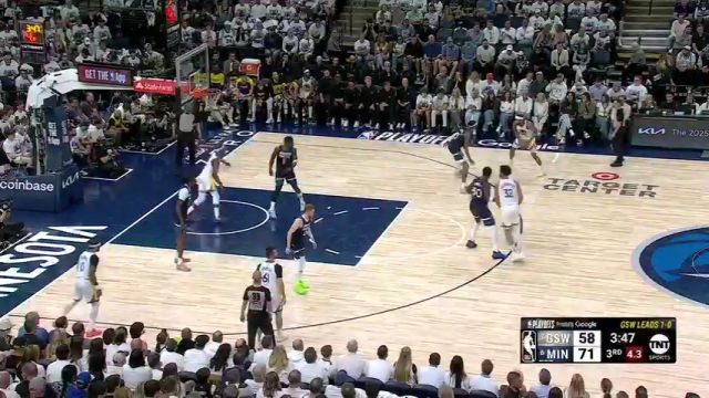 【2025年05月09日 勇士vs森林狼集锦】你的误攻我的大礼！麦丹反击快下一马当先 得球暴起炸裂虐筐