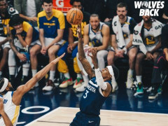 NBA录像全场回放半决赛：勇士vs森林狼G3（5.9）爱德华兹带伤砍下20+9