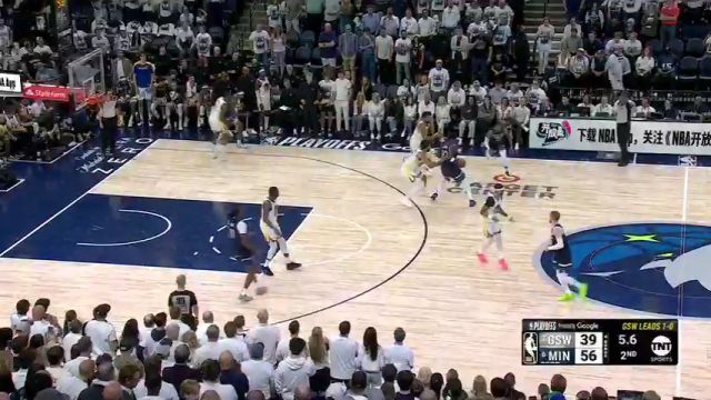 【2025年05月09日 勇士vs森林狼集锦】除库里外全员上场！勇士季后赛半场先后派14名球员出场成1998年至今首支球队