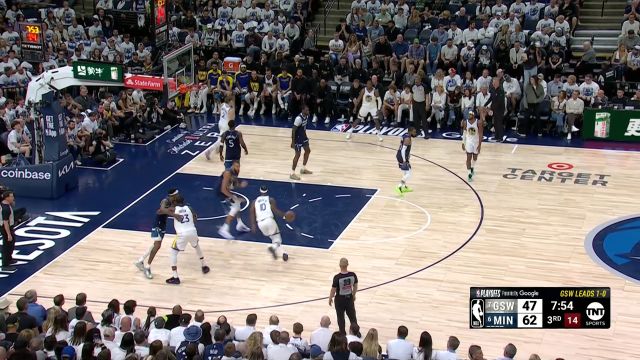 【2025年05月09日 勇士vs森林狼集锦】进攻端强势发力 勇士打出7-0小高潮一举虽小分差