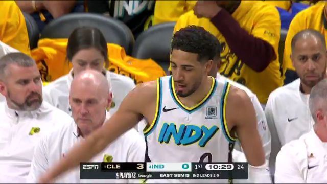 【2025年05月10日】NBA东部半决赛G3：骑士vs步行者G3第1节英文原声录像回放