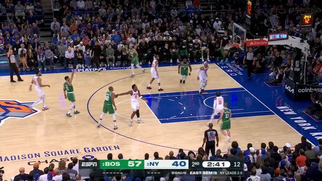 【2025年05月11日 凯尔特人vs尼克斯集锦】不讲任何道理 塔图姆直接干拔三分连续开炮弹无虚发