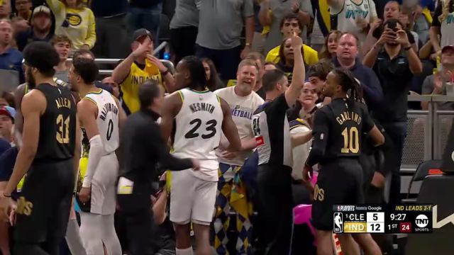 【2025年05月12日】NBA季后赛：骑士vs步行者G4第1节中文解说录像回放