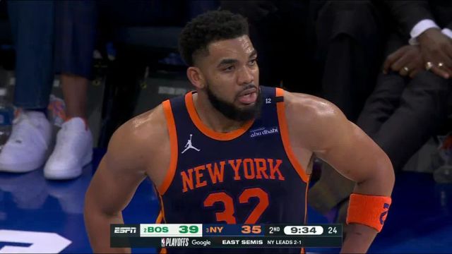 【2025年05月13日】NBA季后赛东部半决赛：凯尔特人vs尼克斯G4第2节英文原声录像回放