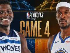 NBA季后赛勇士vs森林狼半场战报 爱德华兹压哨三分 森林狼半场落后勇士两分！