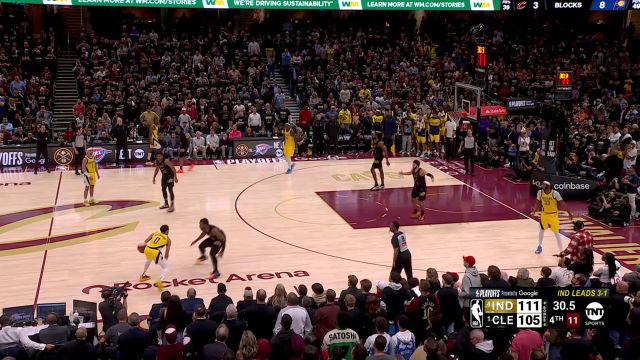 【2025年05月14日 步行者vs骑士集锦】冷血三分杀死比赛！特纳底角三分接球就扔精准入网