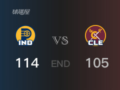 步行者vs骑士战况：哈利伯顿31分米切尔35分 步行者力克骑士