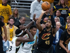 米切尔带伤出战砍35分难阻骑士失利！赛后直言：朝着正确的方向走了，我们没完成任务