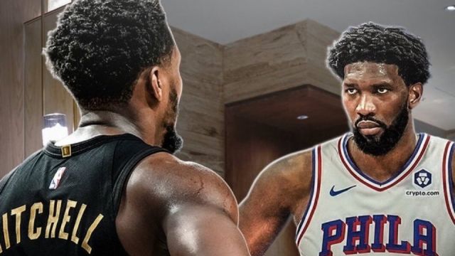 【2025年05月14日 步行者vs骑士集锦】米切尔生涯8进季后赛：却从未染指分区决赛，美媒晒照镜图嘲讽恩比德2.0