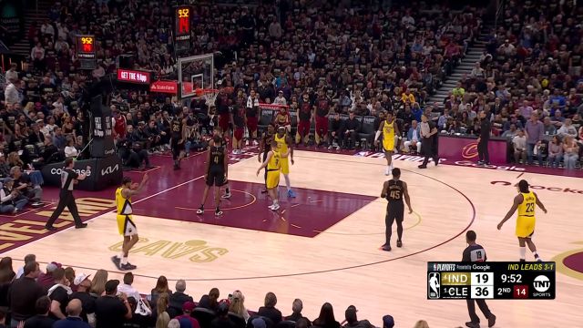 【2025年05月14日 步行者vs骑士集锦】杀伤力十足！西亚卡姆无惧多人围剿 强势上篮怼进2+1