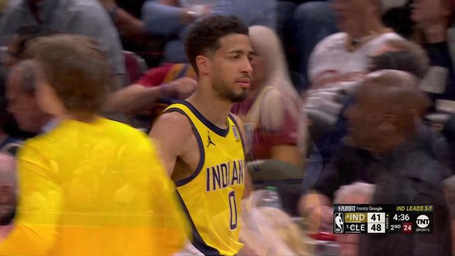 【2025年05月14日 步行者vs骑士集锦】远距离火力覆盖 哈利伯顿三分球三连击将分差缩小至5分