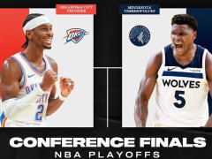2025nba东西部决赛时间 森林狼与雷霆将在周三率先开战