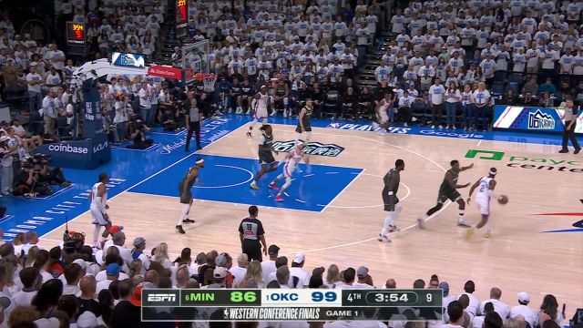 【2025年05月21日 森林狼vs雷霆集锦】华莱士避重就轻送助攻 杰威腾空而起完成暴力轰筐