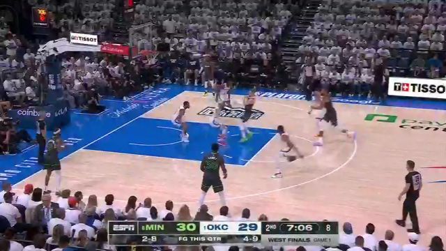 【2025年05月21日 森林狼vs雷霆集锦】火力压制！兰德尔携手沃克三分连珠炮射穿对手防线