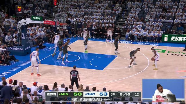 【2025年05月21日 森林狼vs雷霆集锦】中距离开火干脆利落 亚历山大无视贴身防守稳稳将球打进