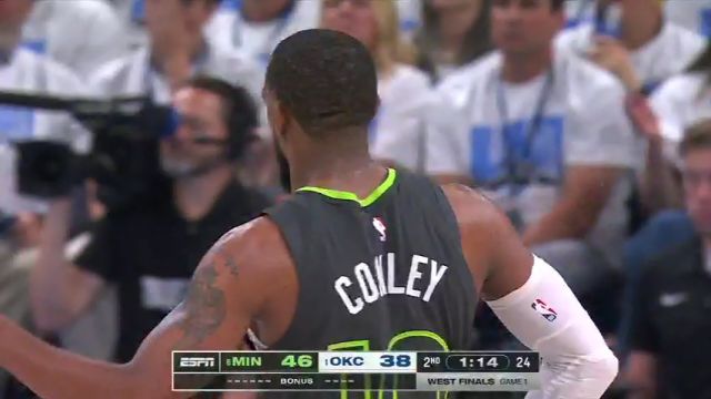 【2025年05月21日】NBA常规赛：森林狼vs雷霆G1第2节中文解说录像回放