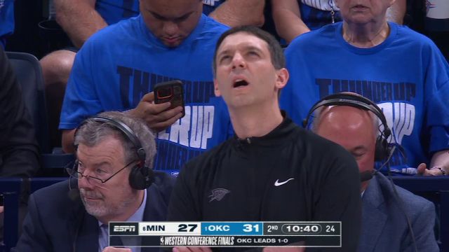 【2025年05月23日】NBA季后赛：森林狼vs雷霆第2节英文原声录像回放