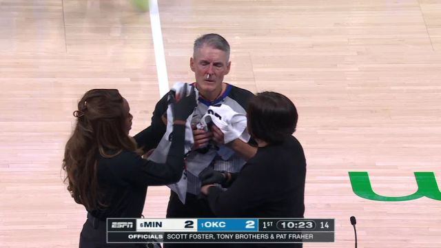 【2025年05月23日】NBA季后赛：森林狼vs雷霆第1节英文原声录像回放