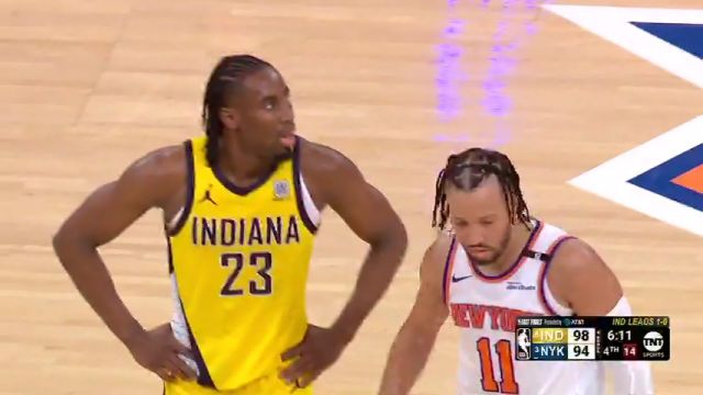 【2025年05月24日】NBA东部决赛G2：步行者vs尼克斯第4节中文解说录像回放