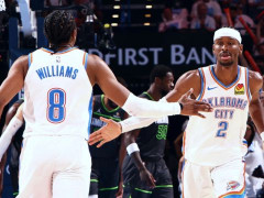 亚历山大状态火热轰下个人季后赛生涯得分新高40分，率雷霆客场战胜森林狼