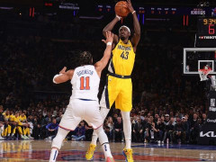 NBA录像全场回放东决：步行者vs尼克斯G5（5.30）唐斯24+13