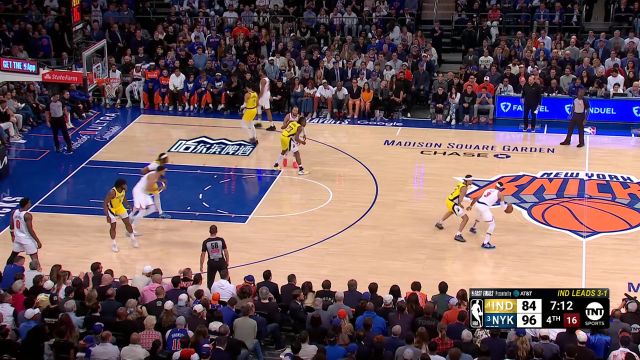 【2025年05月30日 步行者vs尼克斯集锦】尽显硬汉时刻！哈特突破内线无惧对抗强起上篮打进2+1