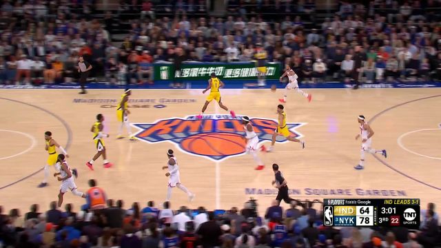 【2025年05月30日 步行者vs尼克斯集锦】纽约新王的实力！布伦森单打托平自信出手高难度3+1一发入魂