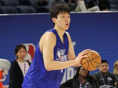 杨瀚森首站试训开拓者！队记称其潜在首轮秀 崔永熙也曾为该队打夏联