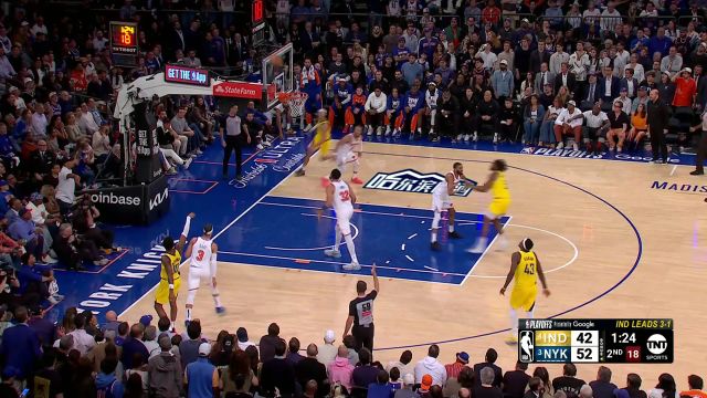 【2025年05月30日 步行者vs尼克斯集锦】外线手感大爆发！沃克携手马图林同一位置连中两记外线三分