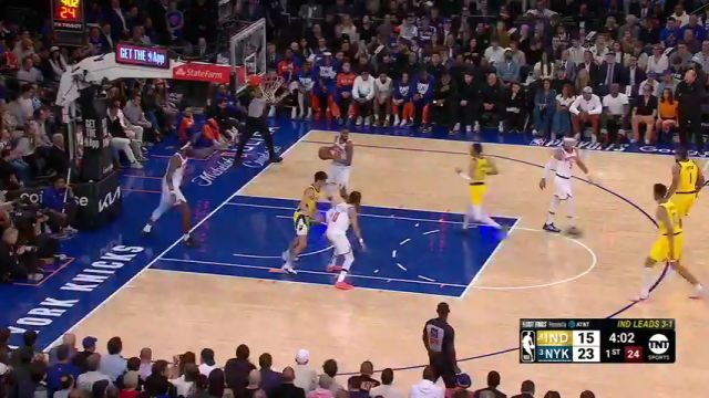 【2025年05月30日】NBA季后赛东部决赛G5：步行者vs尼克斯第1节英文原声录像回放