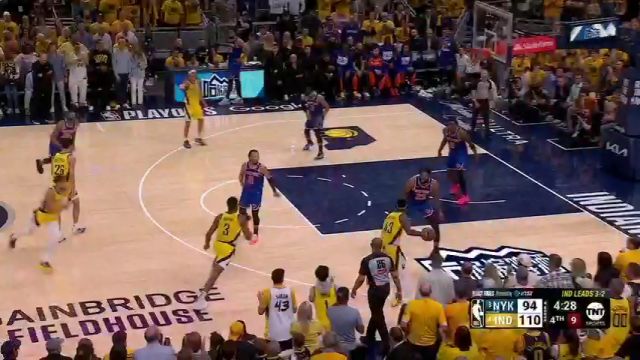 【2025年06月01日 尼克斯vs步行者集锦】总决赛触手可及！内姆布哈德扬手三分将优势扩大至19分