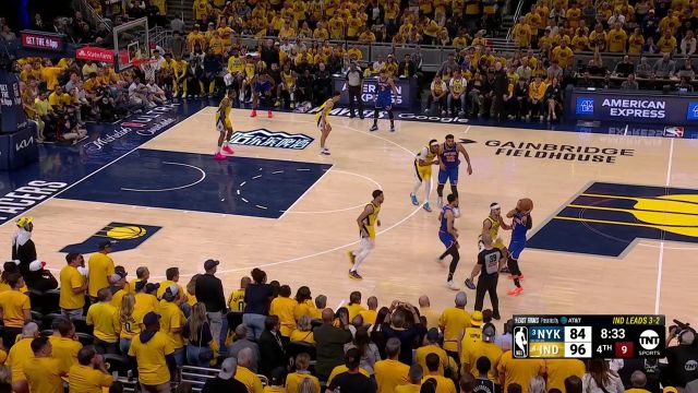 【2025年06月01日 尼克斯vs步行者集锦】今天个人的第6记抢断 内姆布哈德反击空篮轻松取分