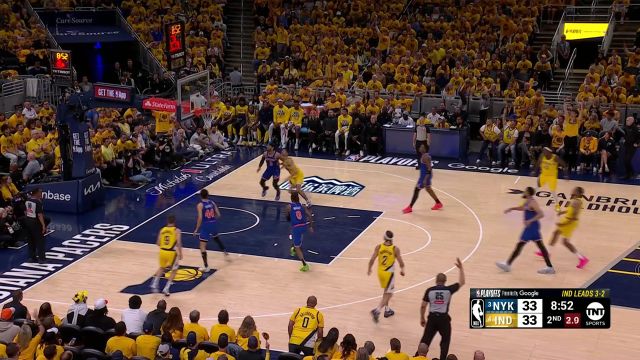 【2025年06月01日 尼克斯vs步行者集锦】找回信心该投就投 托平弧顶发炮三分火热穿网