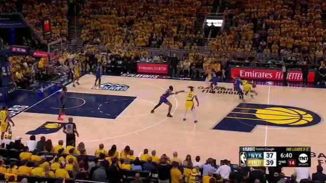 【2025年06月01日】NBA季后赛：尼克斯vs步行者G6第2节中文解说录像回放