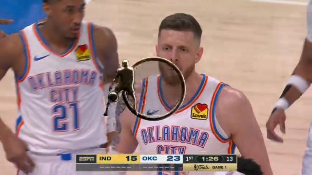 【2025年06月06日】NBA总决赛G1：步行者vs雷霆第1节中文解说录像回放