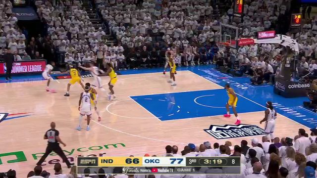 【2025年06月06日】NBA总决赛G1：步行者vs雷霆第3节中文解说录像回放