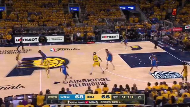 【2025年06月12日】NBA总决赛G3：雷霆vs步行者第3节英文原声录像回放