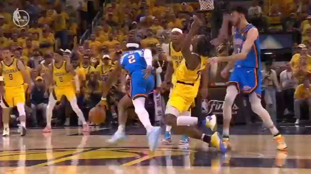 【2025年06月14日】 NBA总决赛G4：雷霆vs步行者第2节英文原声录像回放