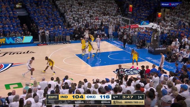 【2025年06月17日 步行者vs雷霆集锦】彻底拦不住了 杰威撤步中投拿下40分迎来生涯之夜