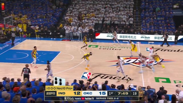 【2025年06月17日 步行者vs雷霆集锦】得分如同探囊取物 亚历山大身如游龙连续突破建功