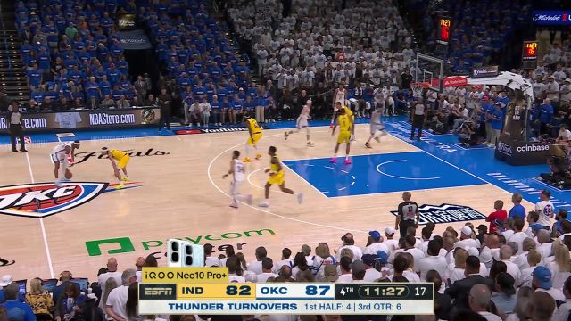 【2025年06月17日 步行者vs雷霆集锦】如入无人之境 亚历山大突破两人拦截上篮命中