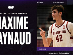 2025年NBA选秀马克西姆-雷诺 国王在次轮42顺位选中文班棋友 来自法国中锋