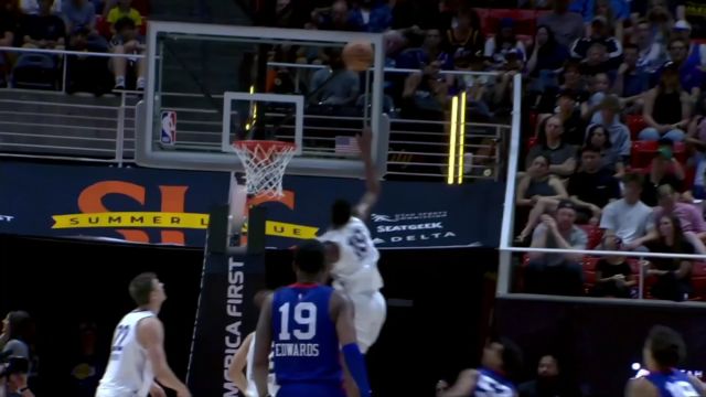 【2025年07月06日 76人vs爵士集锦】拒之门外！贝利高高跃起钉板血帽阿姆斯特朗